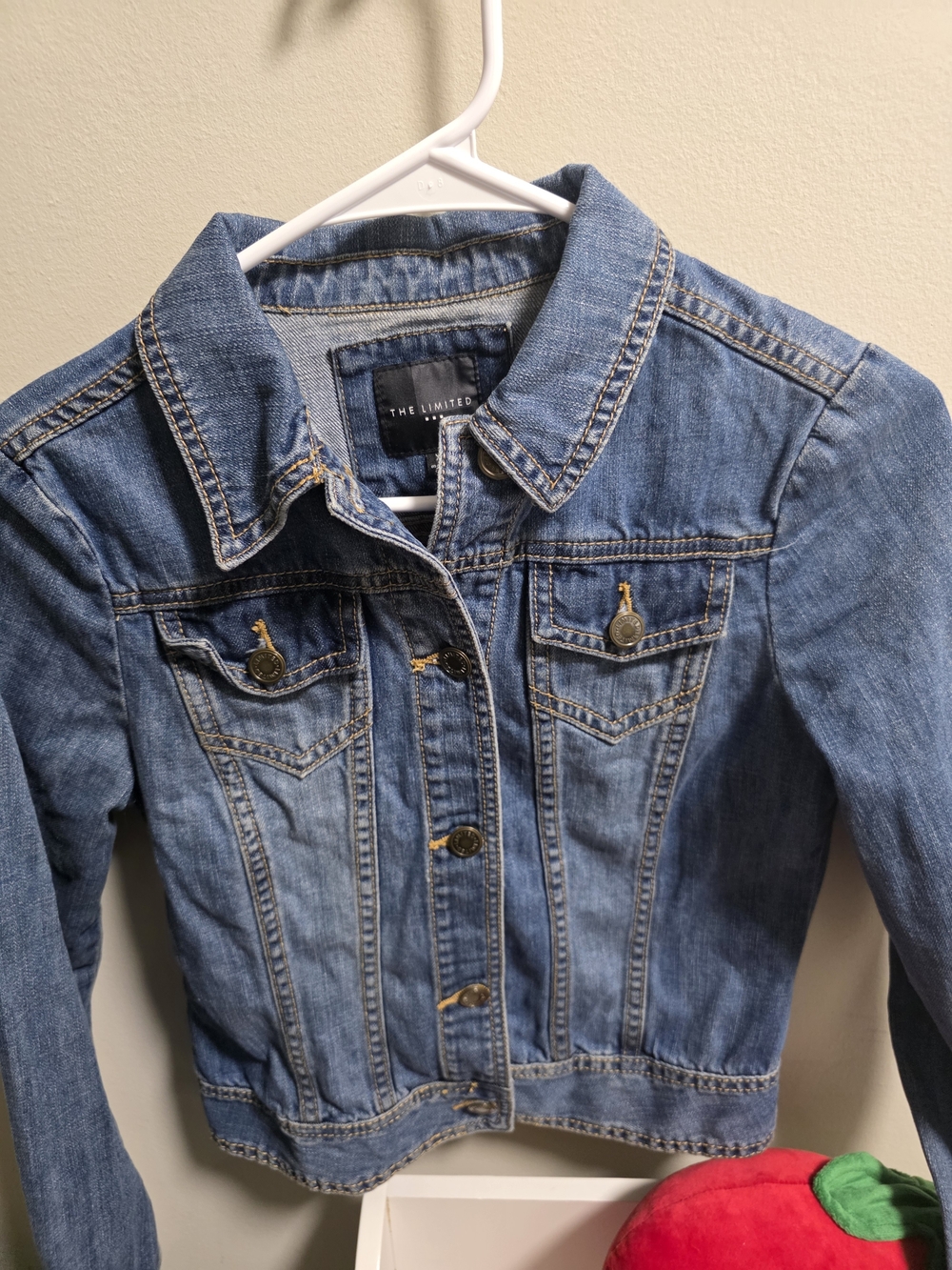 The Limited Medium Blue Denim Jean Jacket